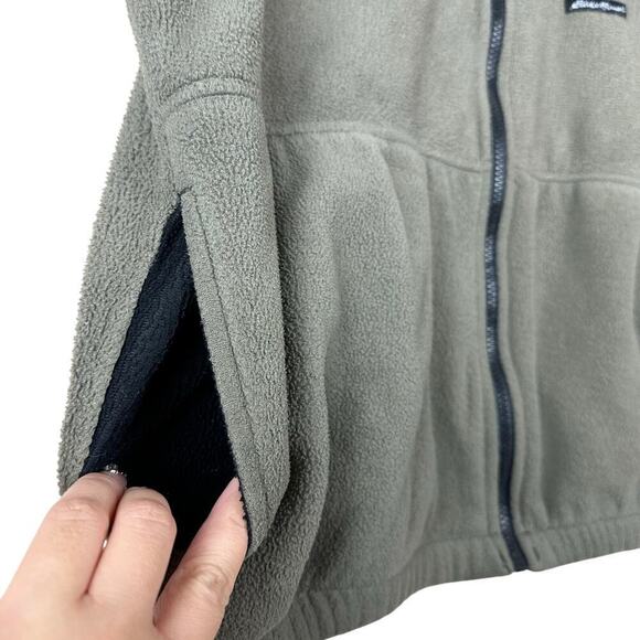 Eddie Bauer Men’s Polartec Fleece Vest Zip Up Outdoor Layer Gray L - Picture 5 of 10